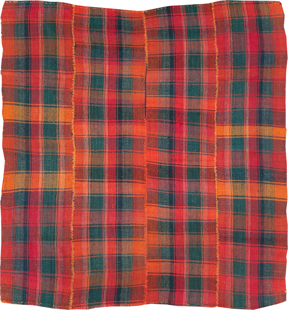 Vintage Persian Square Textile, No.28995 - Gsblank