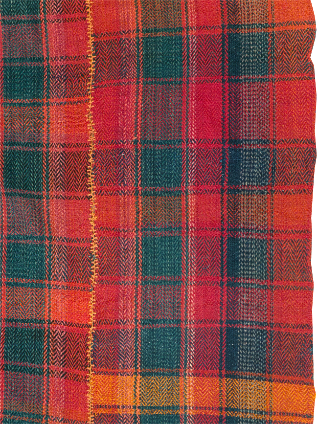 Vintage Persian Square Textile, No.28995 - Gsblank