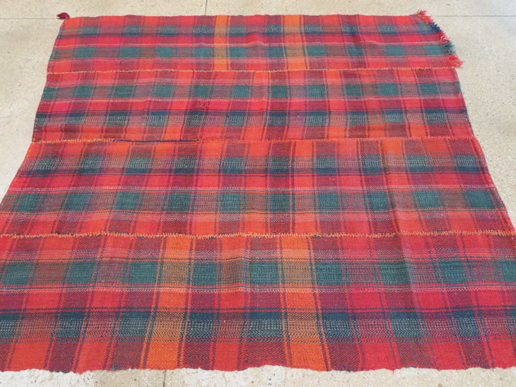 Vintage Persian Square Textile, No.28995 - Gsblank