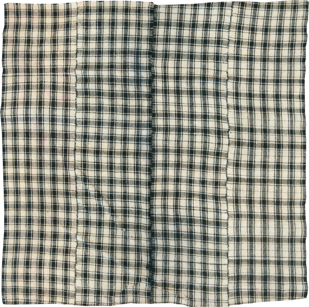 Vintage Persian Square Textile, No.28997 - Gsblank