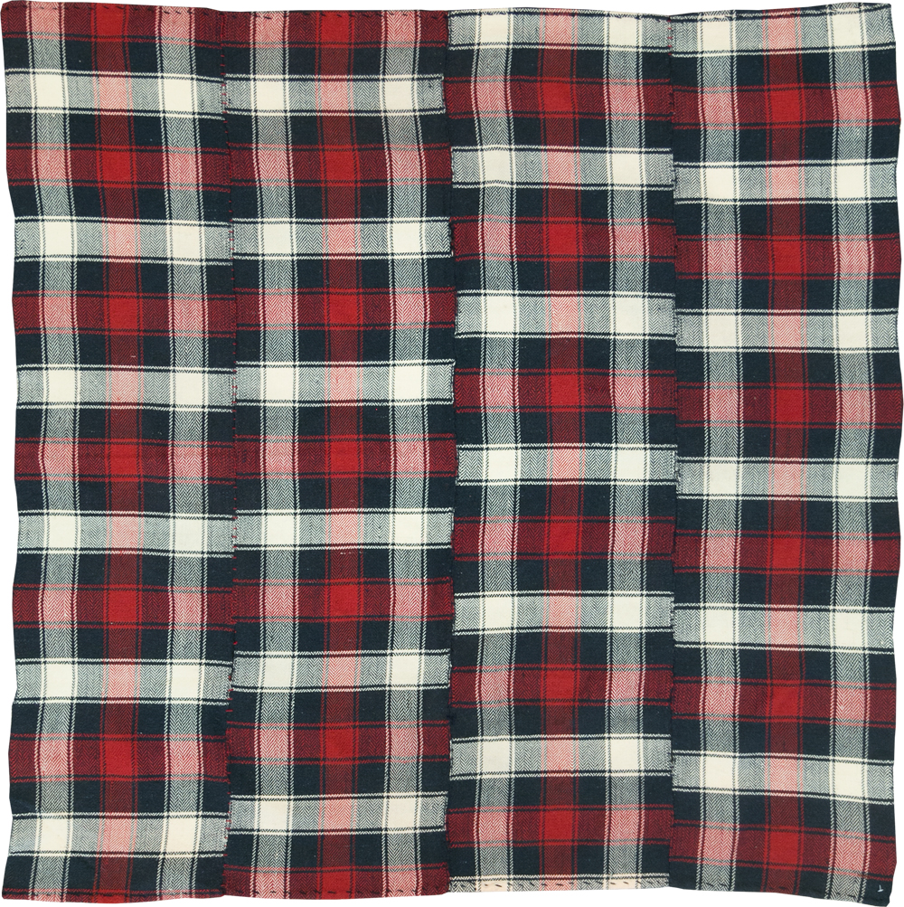 Vintage Persian Square Textile, No.29007 - Gsblank