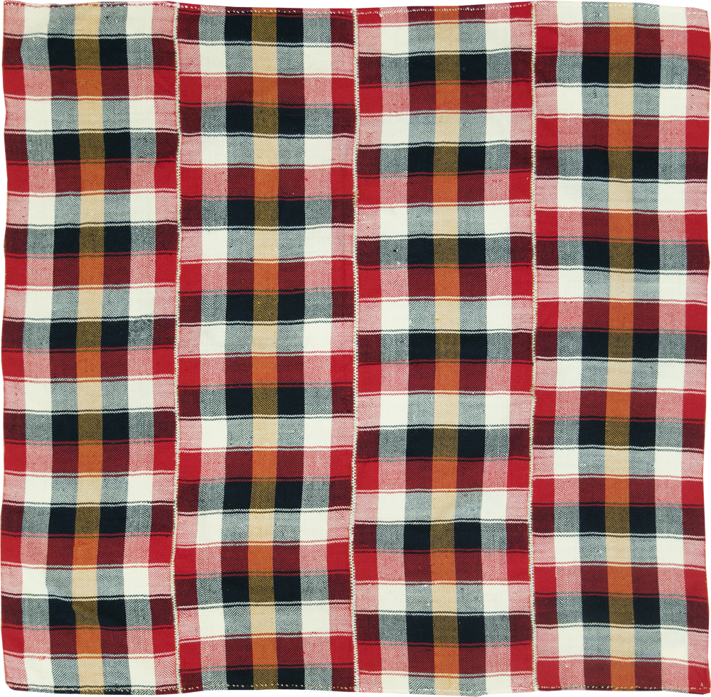 Vintage Persian Square Textile, No.29014 - Gsblank