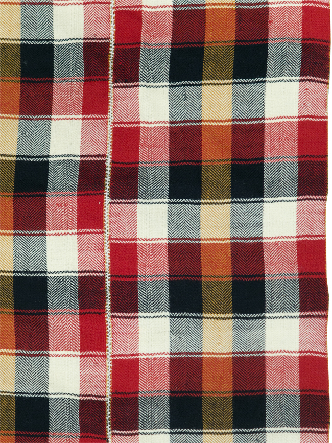 Vintage Persian Square Textile, No.29014 - Gsblank