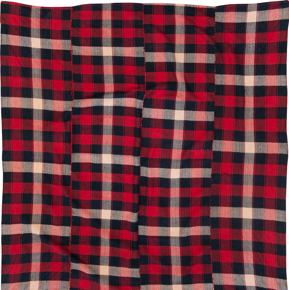 Vintage Persian Plaid Textile, No.29030 - Gsblank