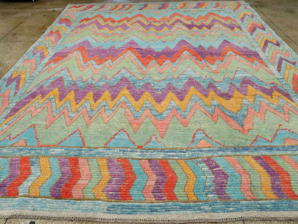 Large Modern Tulu Carpet, No.29047 - Gsblank
