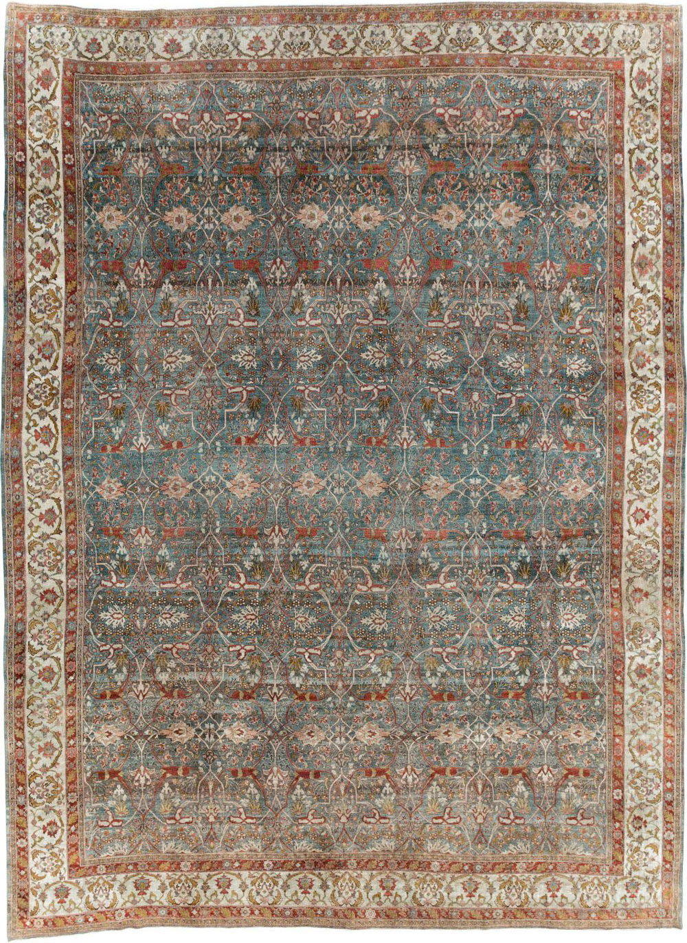 Antique Persian Bidjar Large Carpet, No.29051 - Gsblank