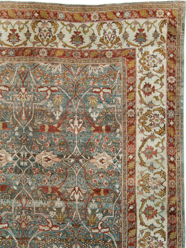Antique Persian Bidjar Large Carpet, No.29051 - Gsblank