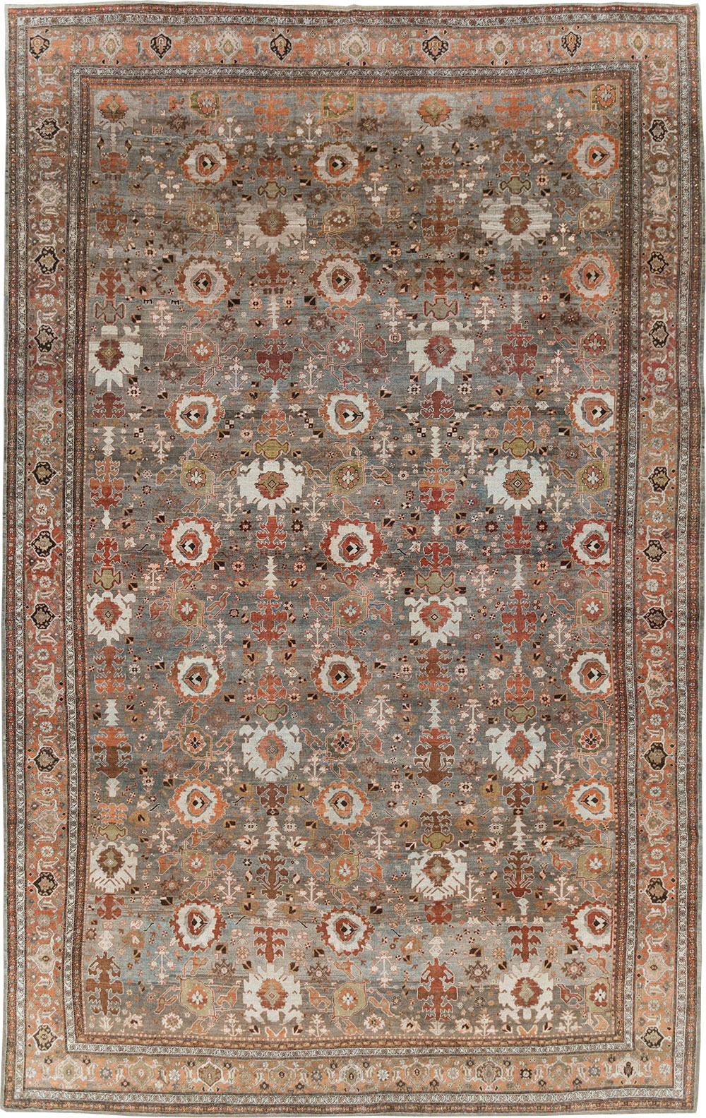 Antique Persian Bidjar Large Room Size Carpet, No.29052 - Gsblank