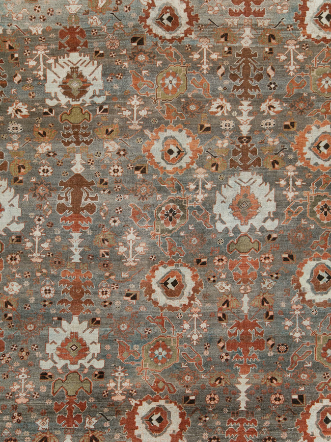 Antique Persian Bidjar Large Room Size Carpet, No.29052 - Gsblank