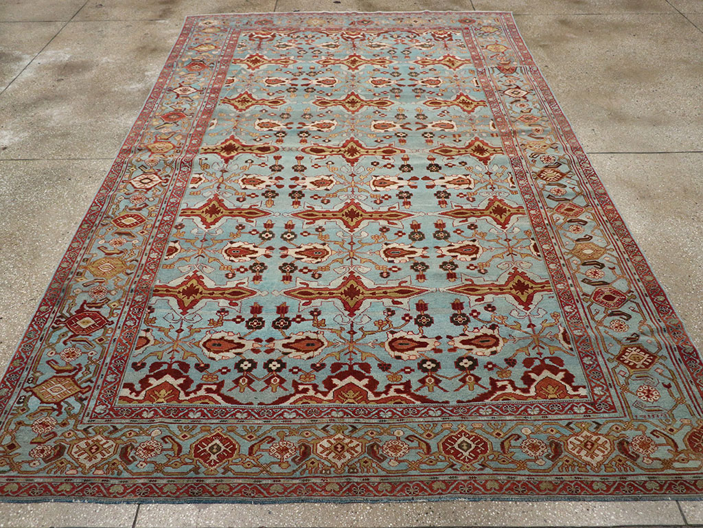 Antique Persian Kurdish Room Size Carpet, No.29056 - Gsblank