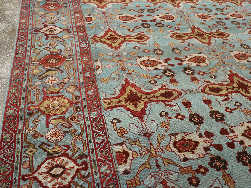 Antique Persian Kurdish Room Size Carpet, No.29056 - Gsblank
