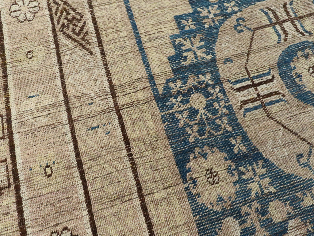 Antique East Turkestan Khotan Carpet, No.29064 - Gsblank