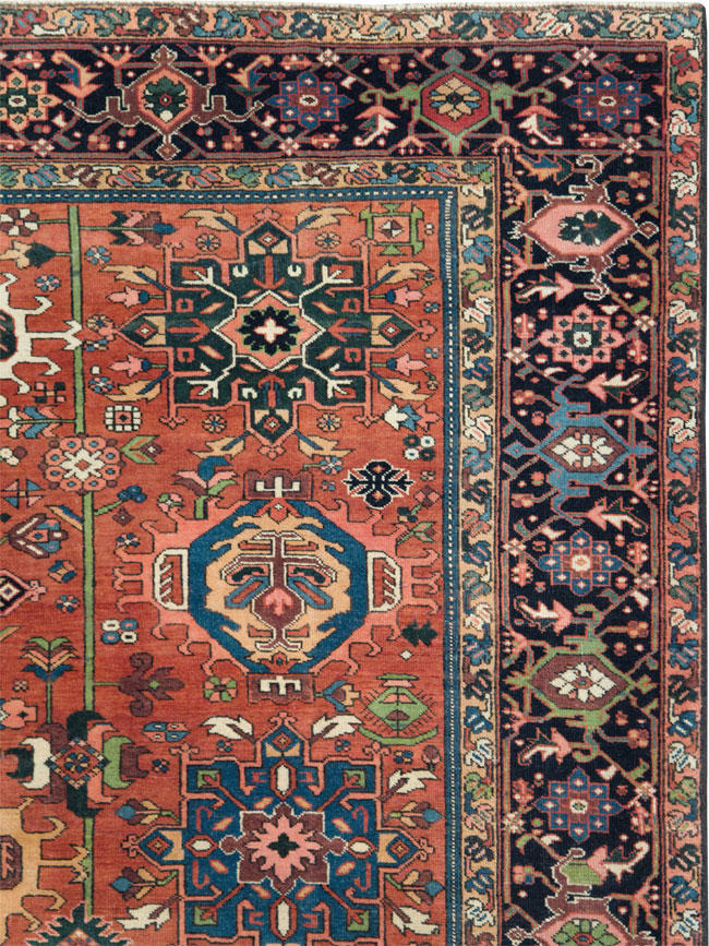 Vintage Persian Karajeh Rug, No.29065 - Gsblank