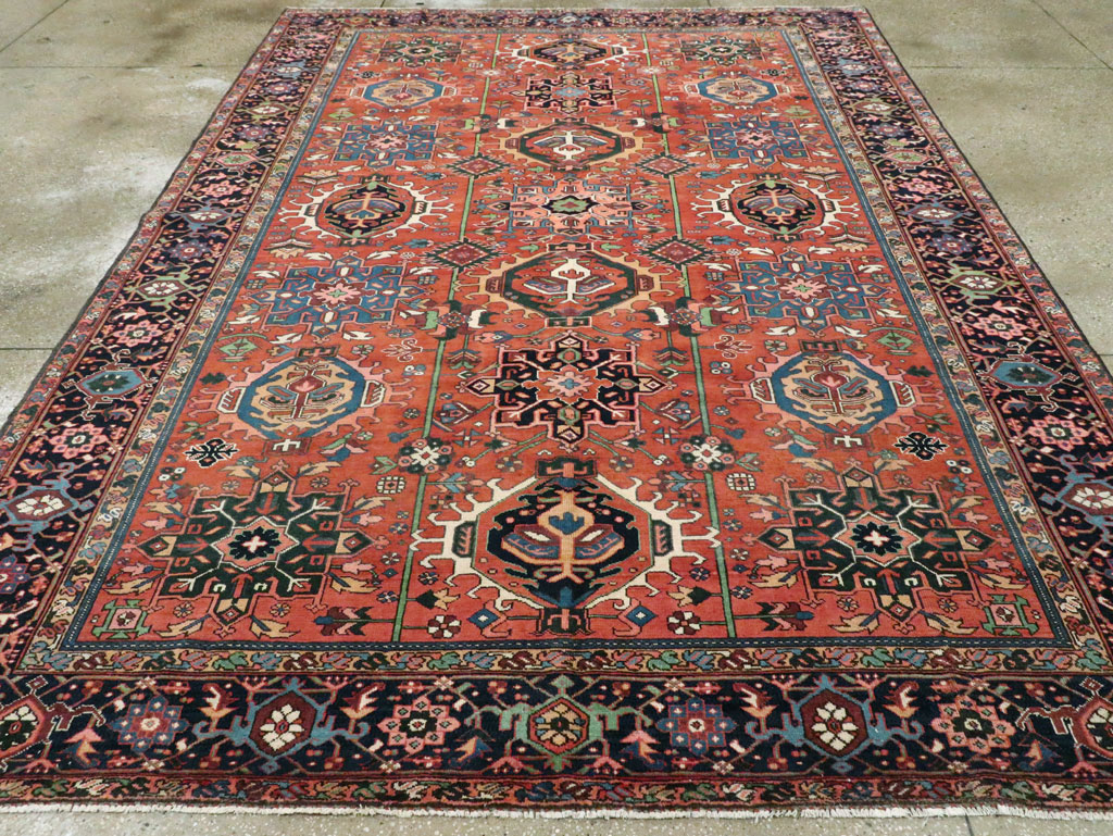 Vintage Persian Karajeh Rug, No.29065 - Gsblank