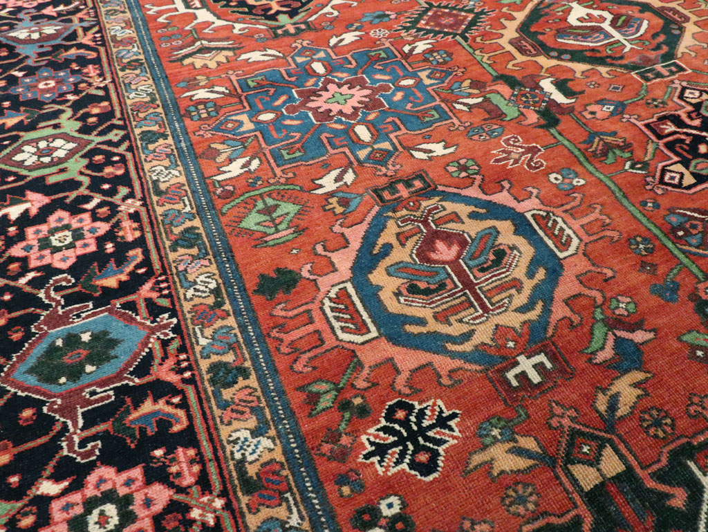 Vintage Persian Karajeh Rug, No.29065 - Gsblank
