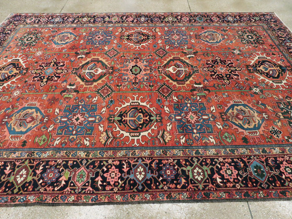 Vintage Persian Karajeh Rug, No.29065 - Gsblank
