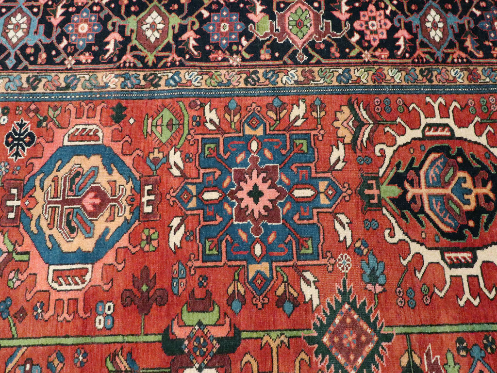 Vintage Persian Karajeh Rug, No.29065 - Gsblank