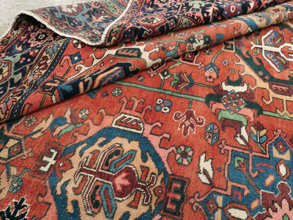 Vintage Persian Karajeh Rug, No.29065 - Gsblank