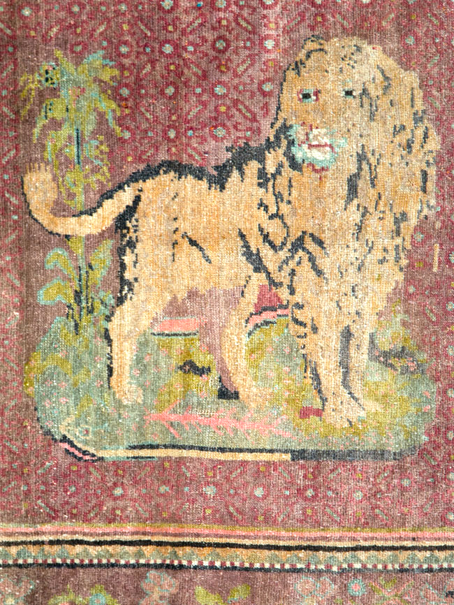 Vintage Pictorial Anatolian Rug, No.29066 - Gsblank