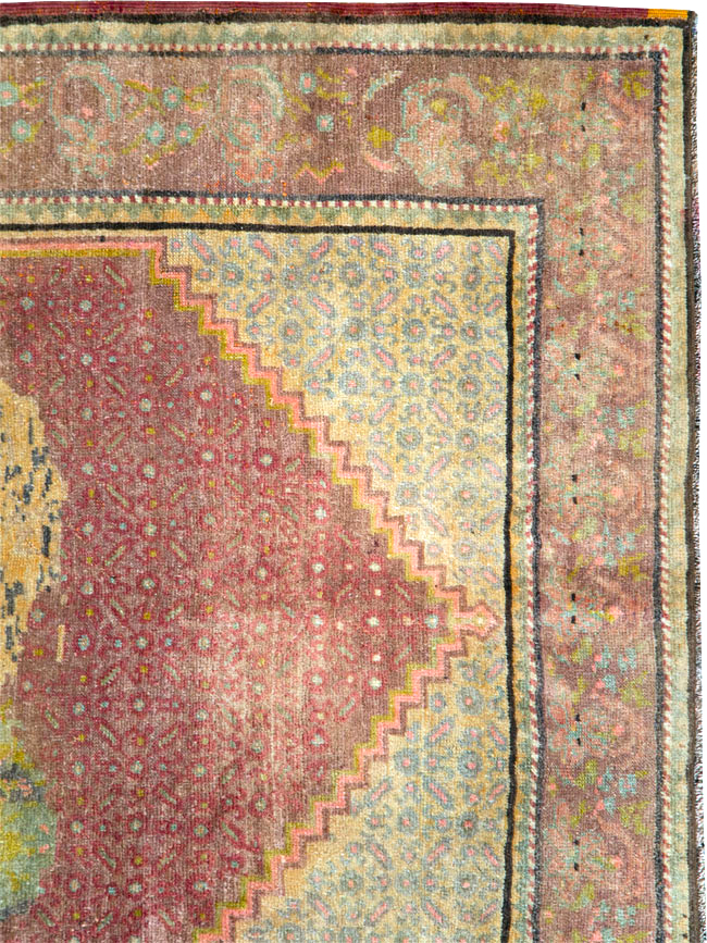 Vintage Pictorial Anatolian Rug, No.29066 - Gsblank