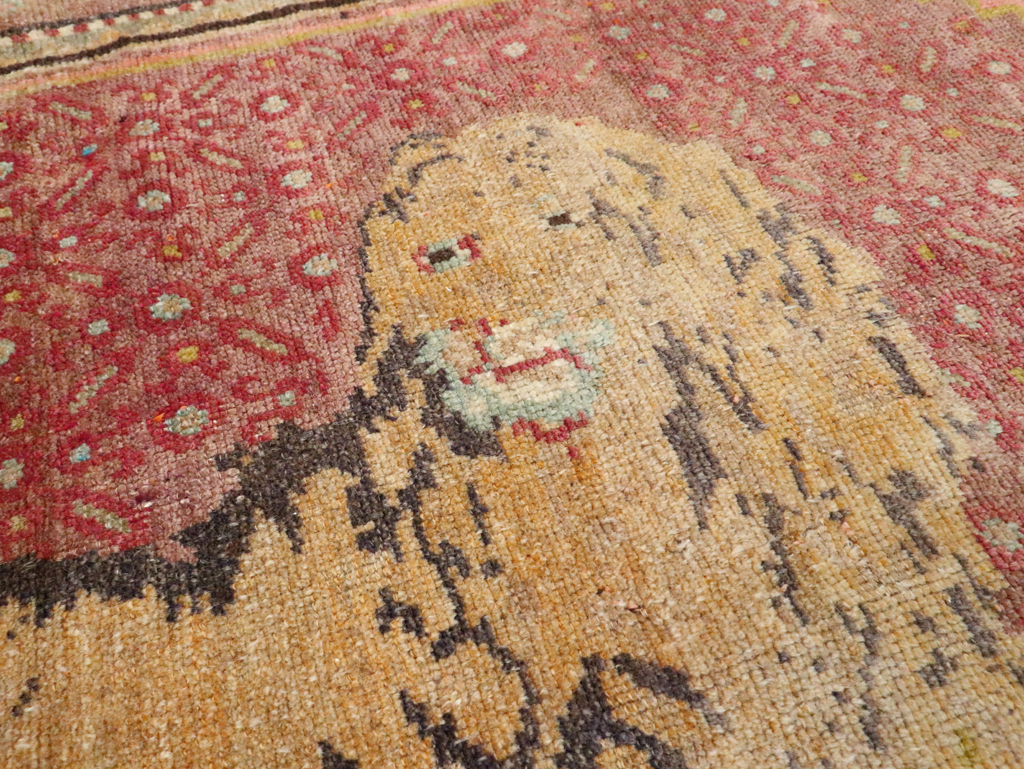 Vintage Pictorial Anatolian Rug, No.29066 - Gsblank