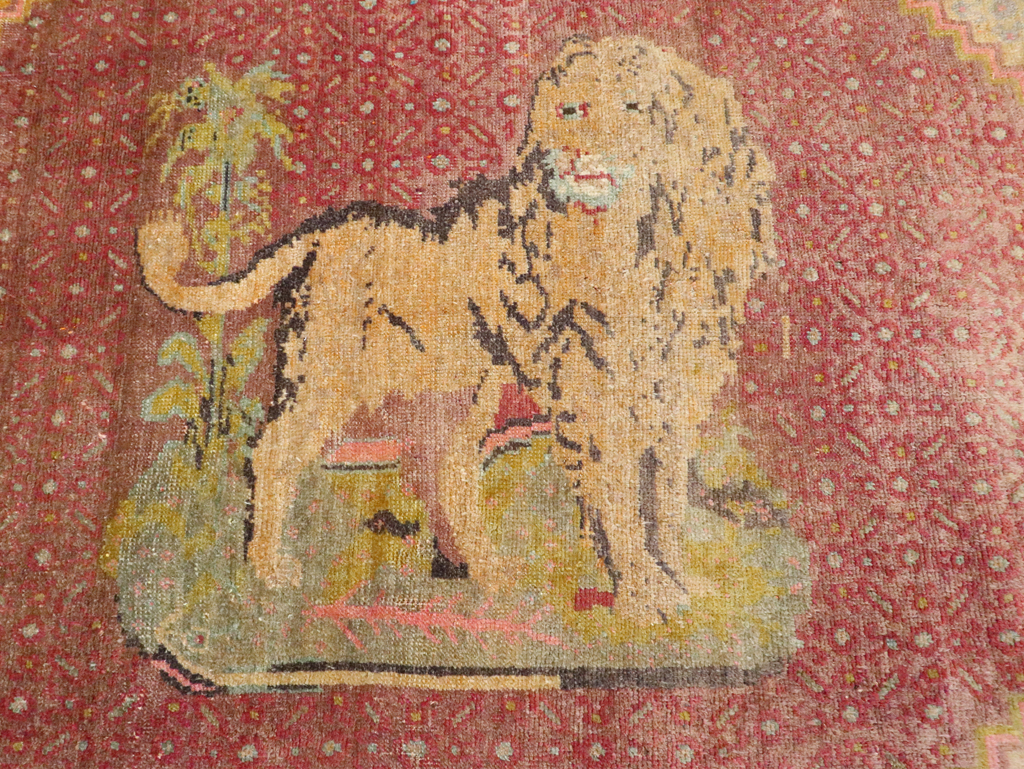 Vintage Pictorial Anatolian Rug, No.29066 - Gsblank