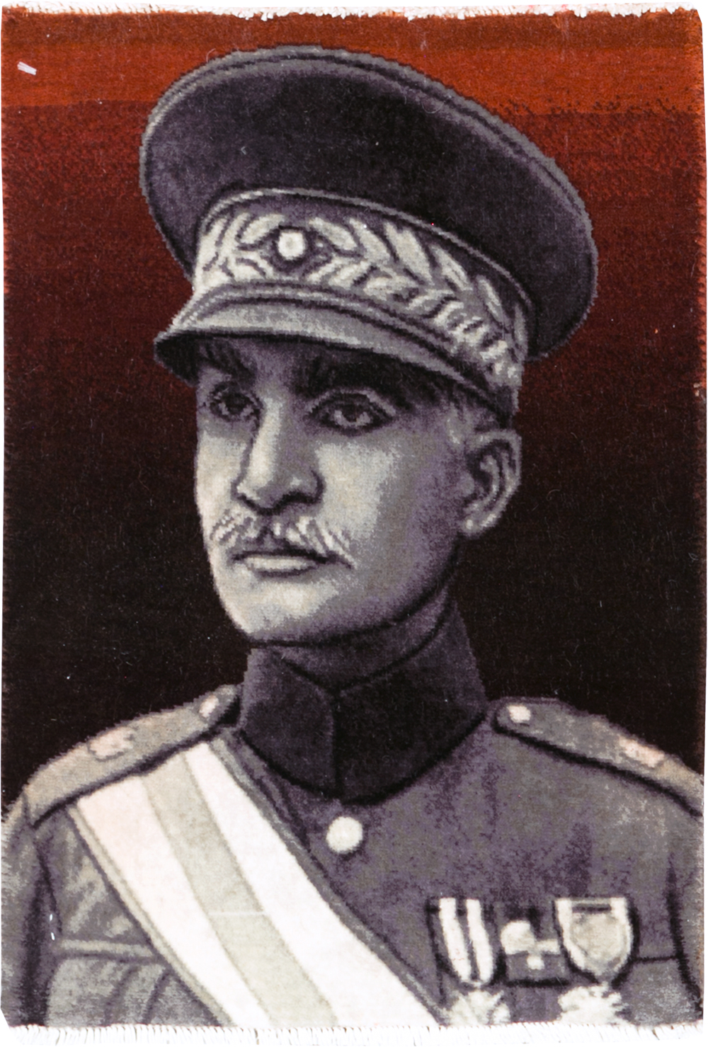 Vintage Persian Tabriz Pictorial Rug, No.29069 - Gsblank