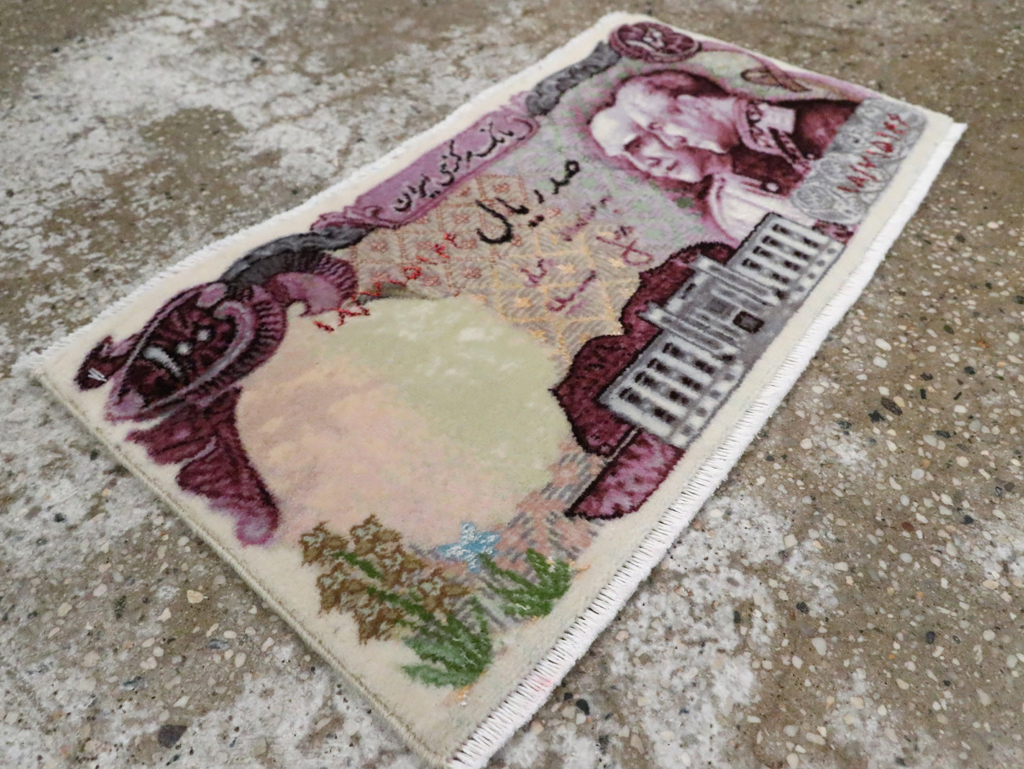 Persian Tabriz Pictorial Rug, No.29071 - Gsblank