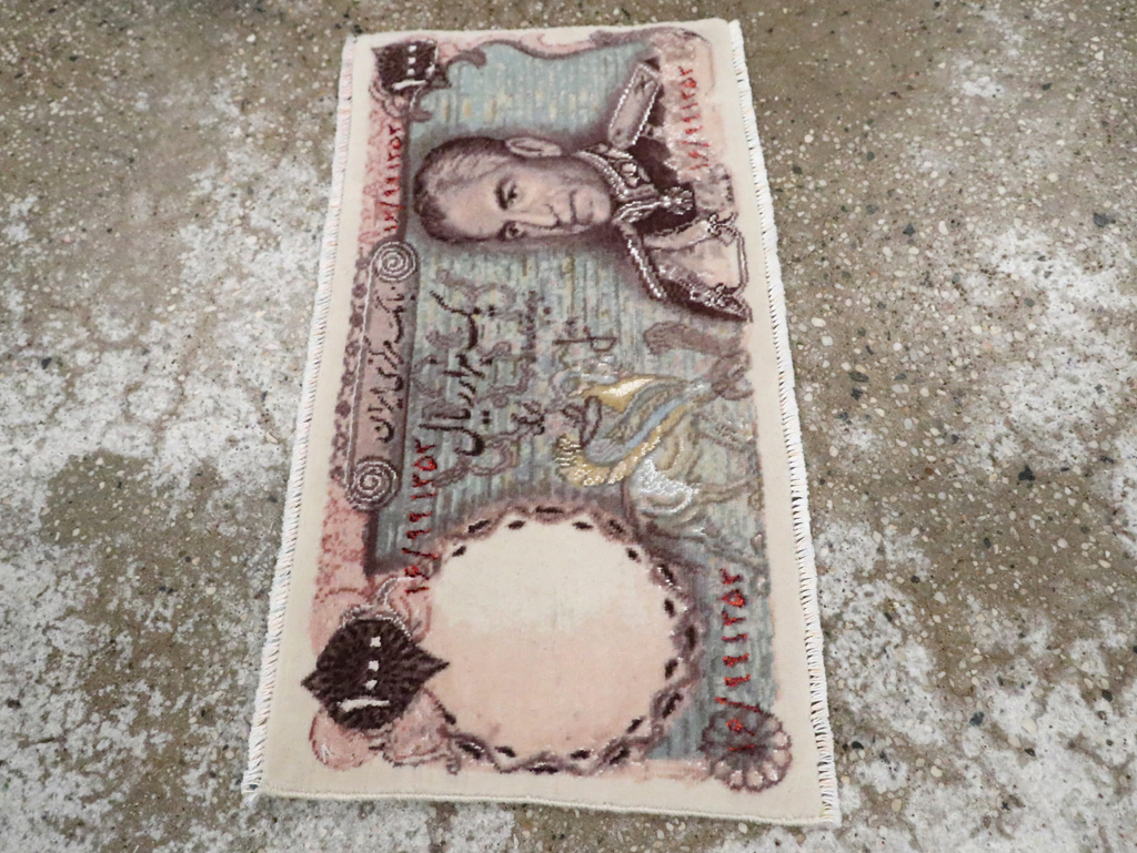 Persian Pictorial Tabriz Rug, No.29073 - Gsblank