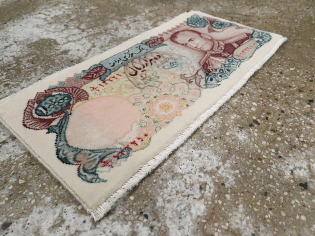 Persian Tabriz Pictorial Rug, No.29074 - Gsblank