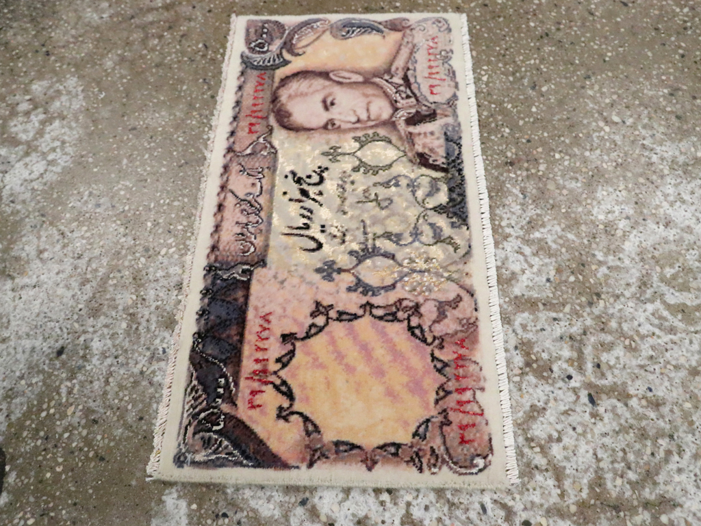 Persian Pictorial Tabriz Rug, No.29075 - Gsblank