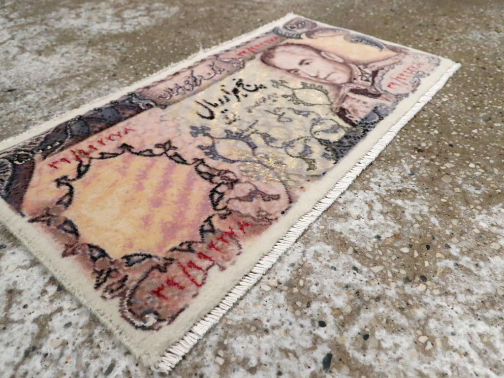 Persian Pictorial Tabriz Rug, No.29075 - Gsblank