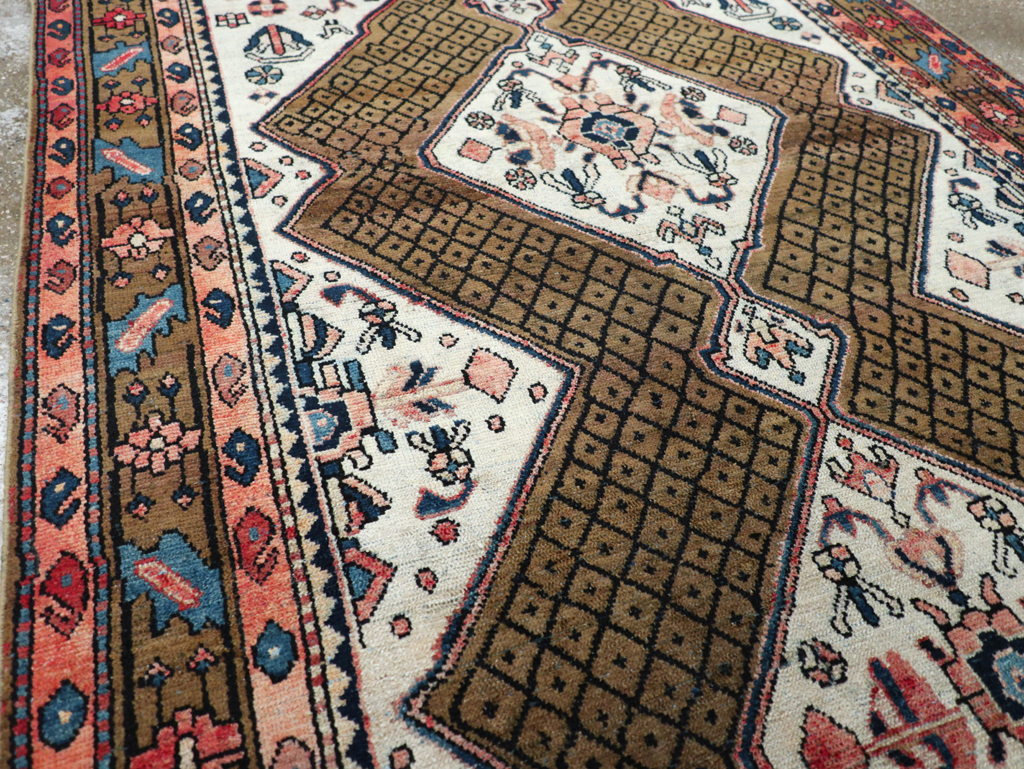 Vintage Persian Hamadan Gallery Rug, No.29086 - Gsblank