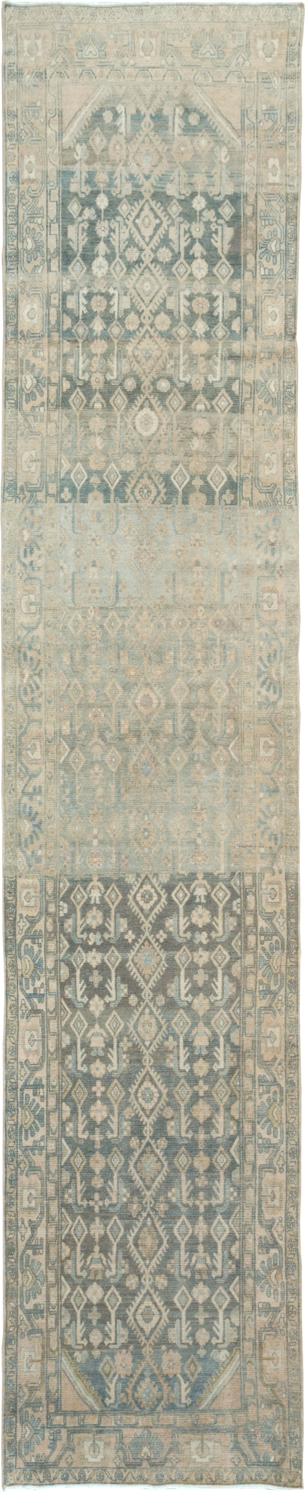 Vintage Persian Malayer Long Runner, No.29093 - Gsblank