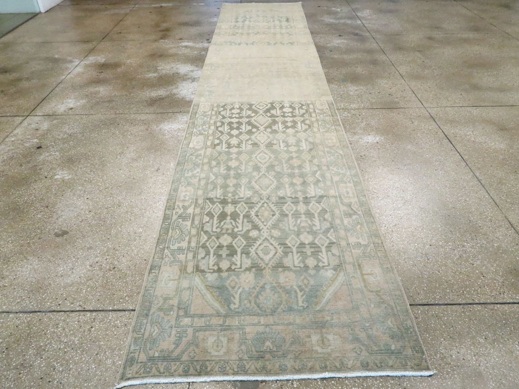 Vintage Persian Malayer Long Runner, No.29093 - Gsblank