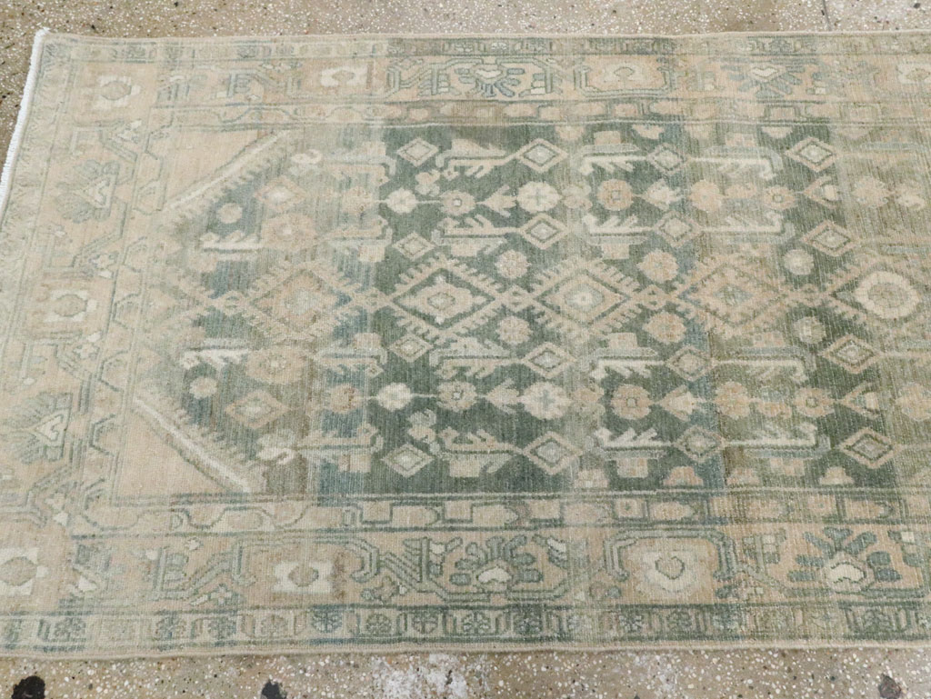 Vintage Persian Malayer Long Runner, No.29093 - Gsblank