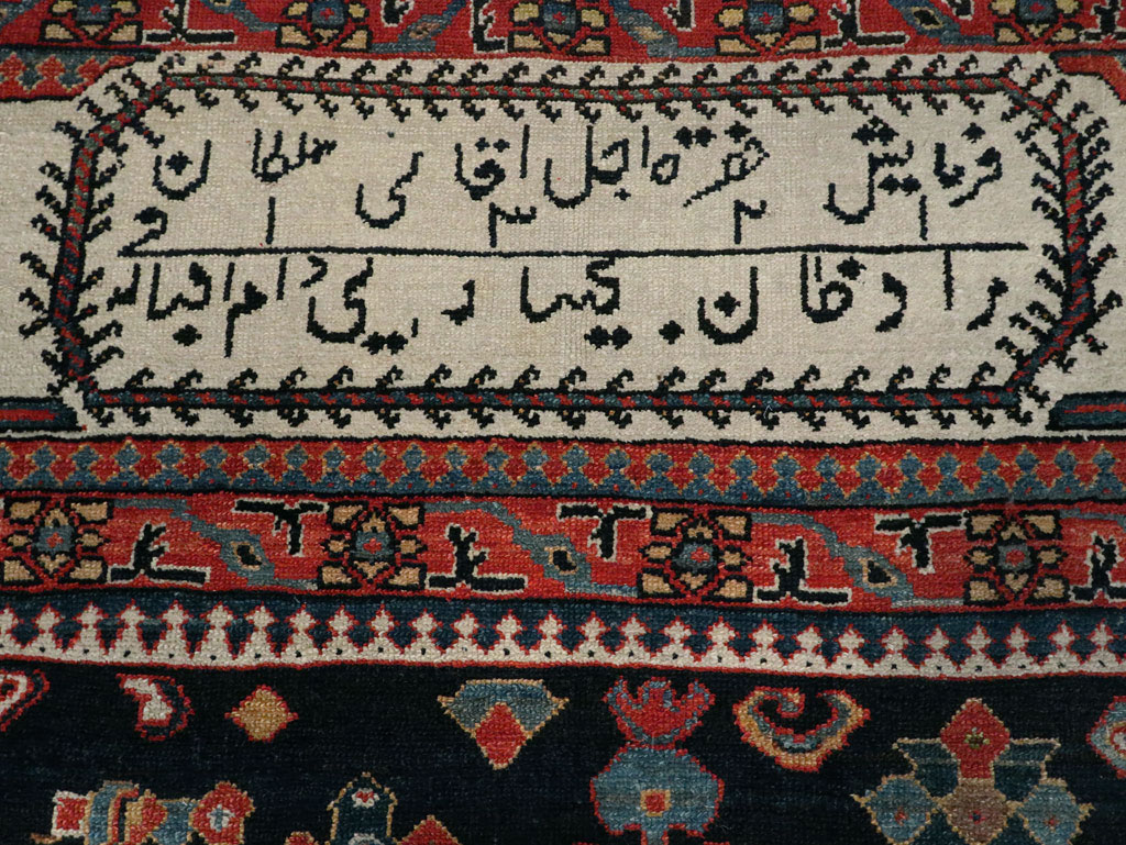 Antique Persian Bakhtiari Long Oversize Carpet, No.29101 - Gsblank