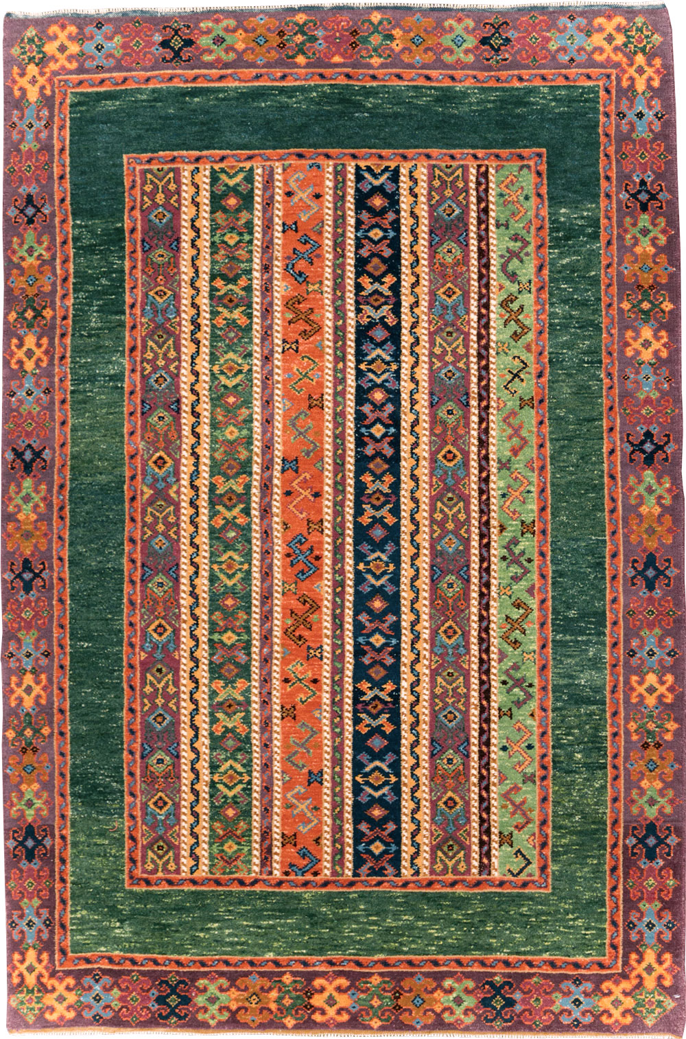 Vintage Turkish Anatolian Accent Rug, No.29107 - Gsblank