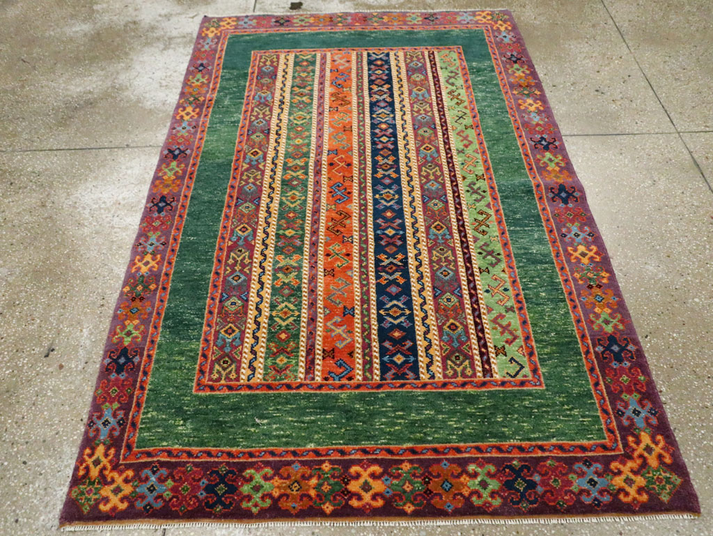 Vintage Turkish Anatolian Accent Rug, No.29107 - Gsblank