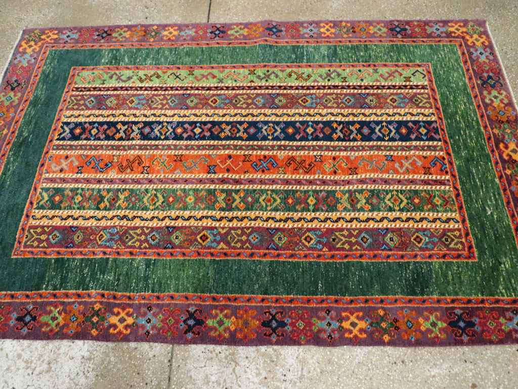 Vintage Turkish Anatolian Accent Rug, No.29107 - Gsblank