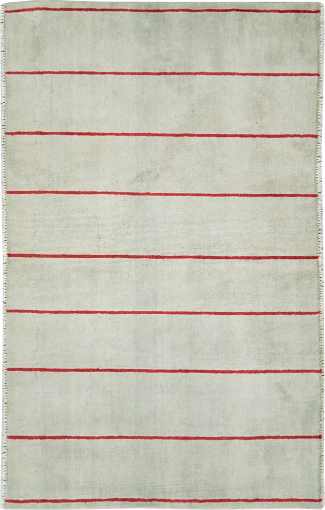 Vintage Persian Deco Tabriz Rug, No.29108 - Gsblank