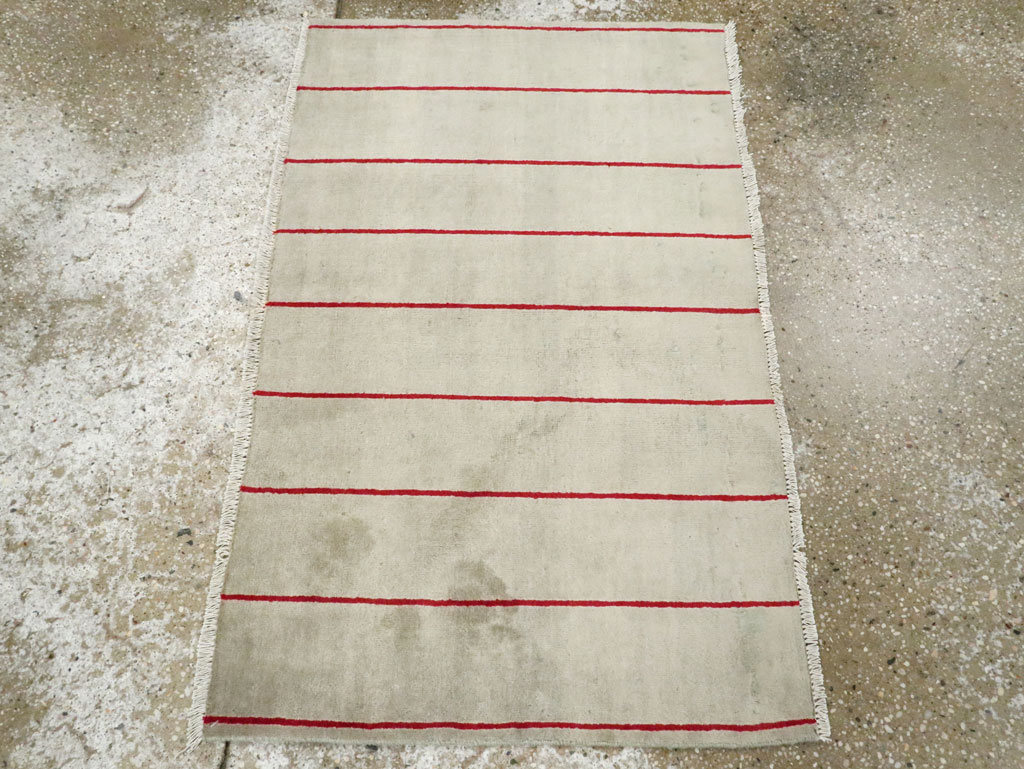 Vintage Persian Deco Tabriz Rug, No.29108 - Gsblank