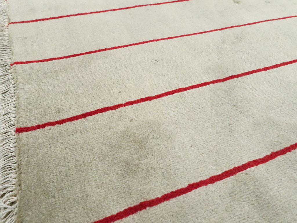 Vintage Persian Deco Tabriz Rug, No.29108 - Gsblank