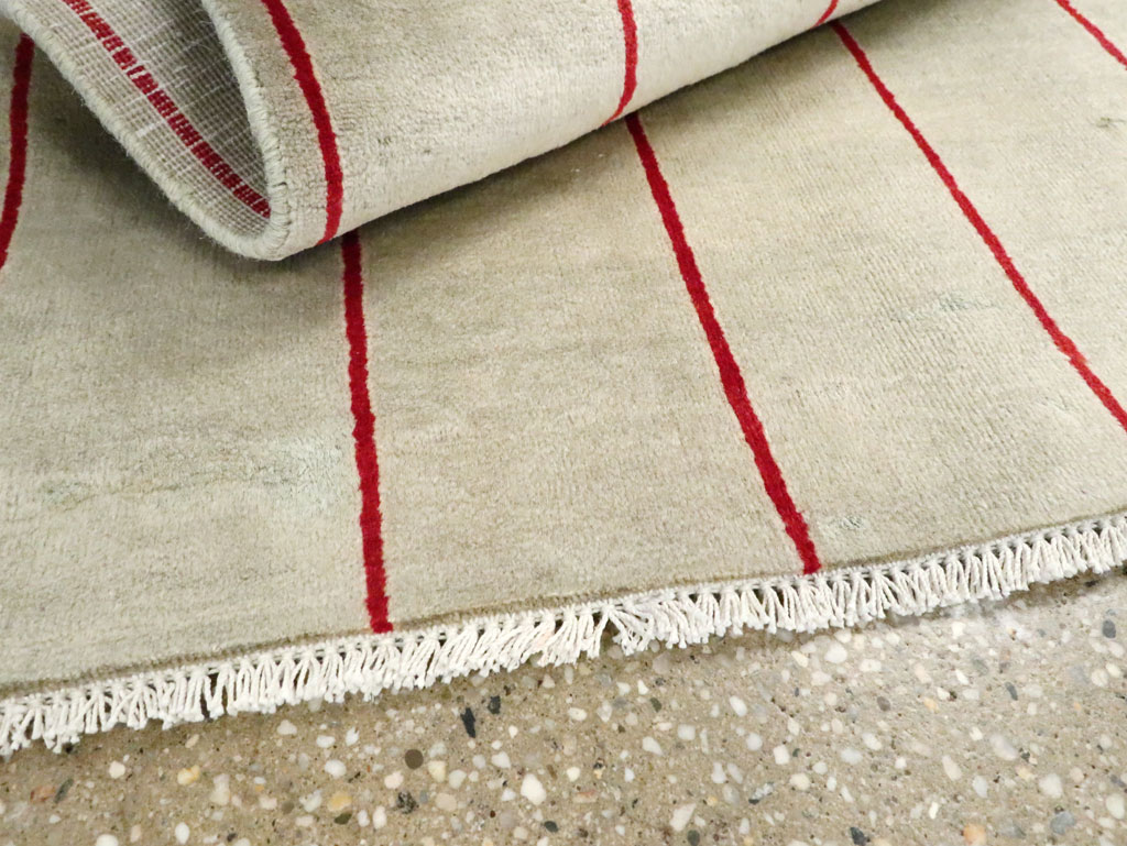 Vintage Persian Deco Tabriz Rug, No.29108 - Gsblank