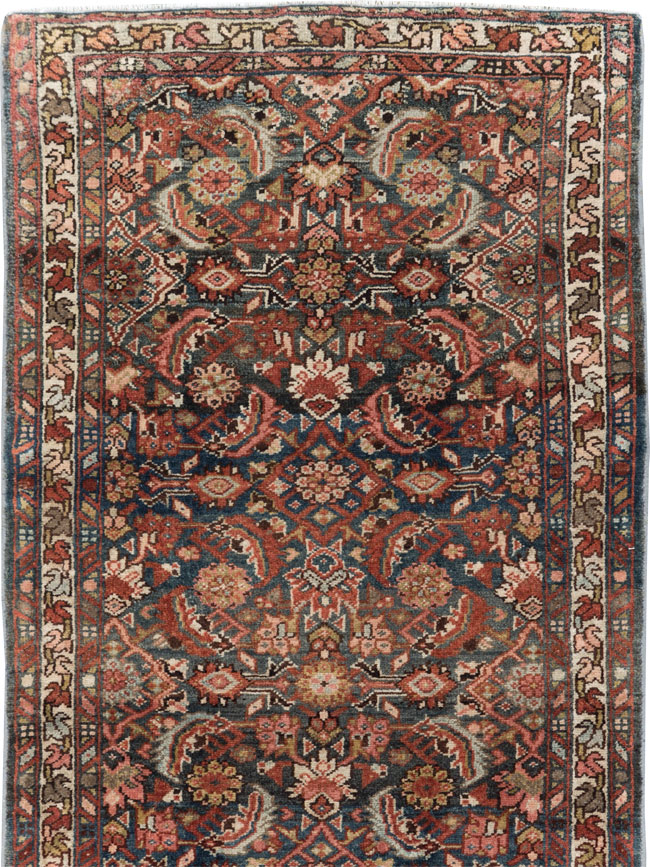 Antique Persian Malayer Long Runner, No.29109 - Gsblank