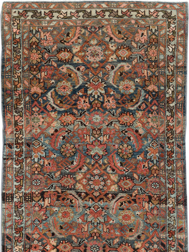 Antique Persian Malayer Long Runner, No.29109 - Gsblank