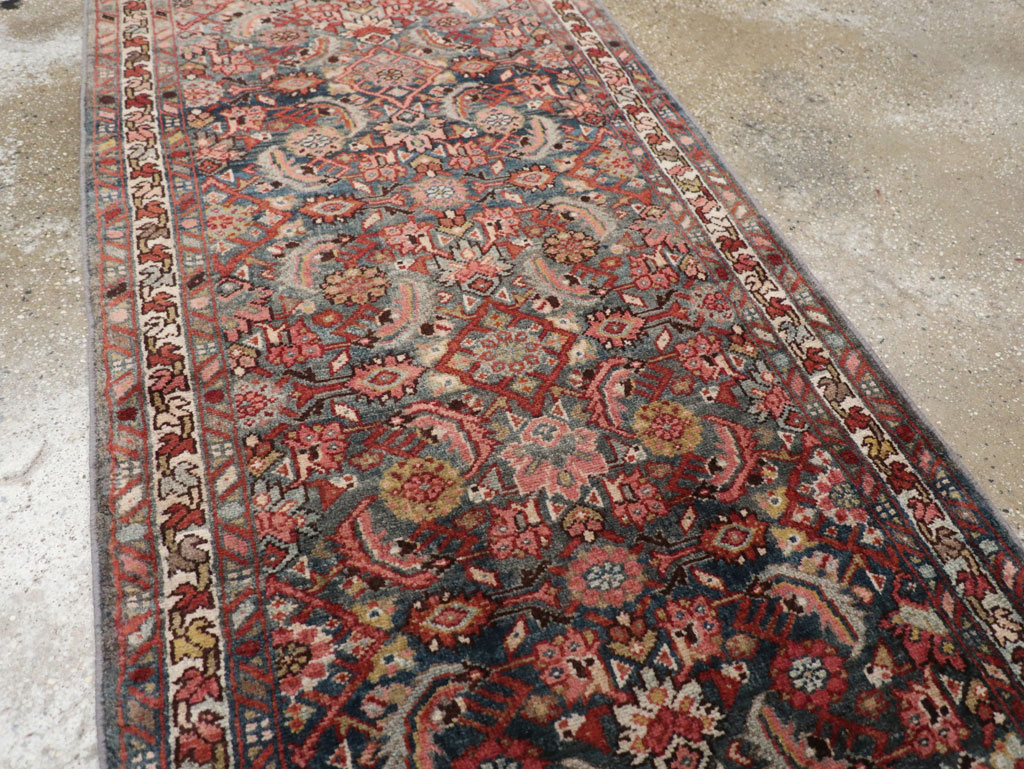 Antique Persian Malayer Long Runner, No.29109 - Gsblank