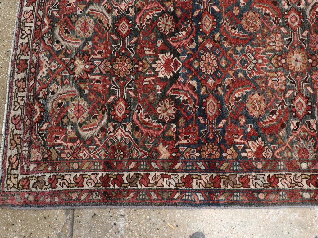 Antique Persian Malayer Long Runner, No.29109 - Gsblank