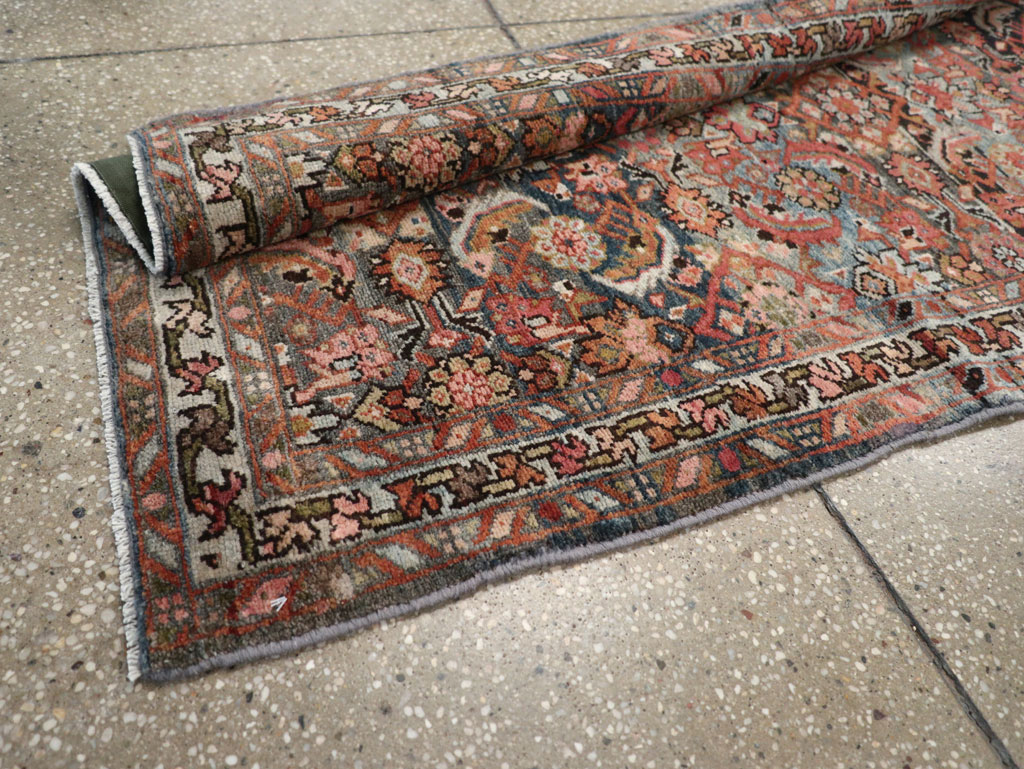 Antique Persian Malayer Long Runner, No.29109 - Gsblank