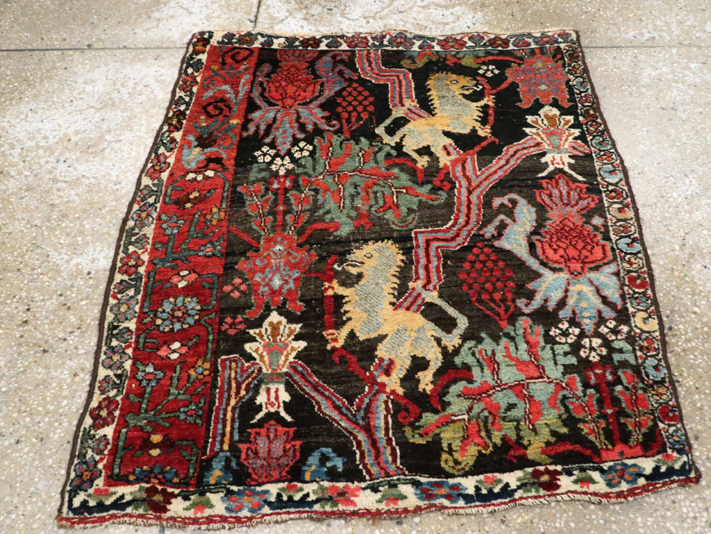 Antique Persian Bidjar Wagireh Rug, No.29112 - Gsblank